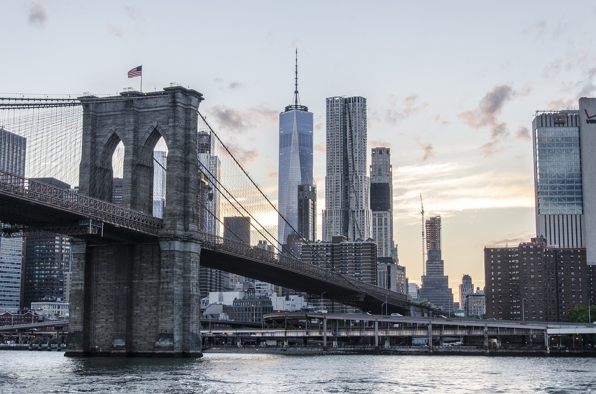 Pont de Brooklyn, New York, USA © dfsym