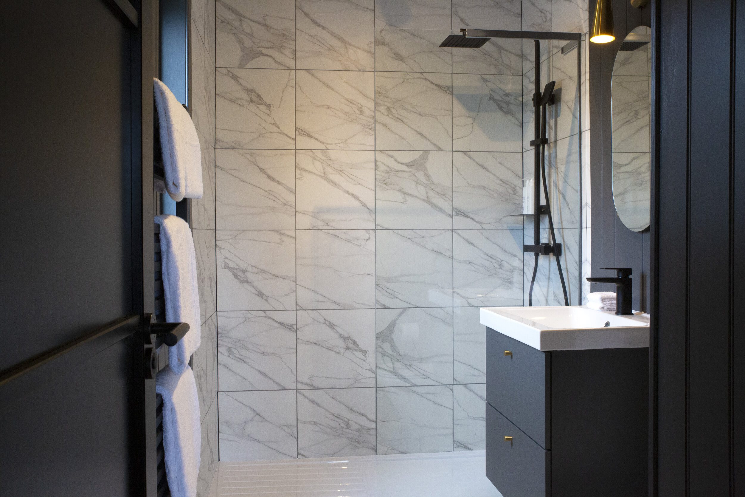 Salle de bain, West Nest Skye Island, Écosse © West Nest Skye