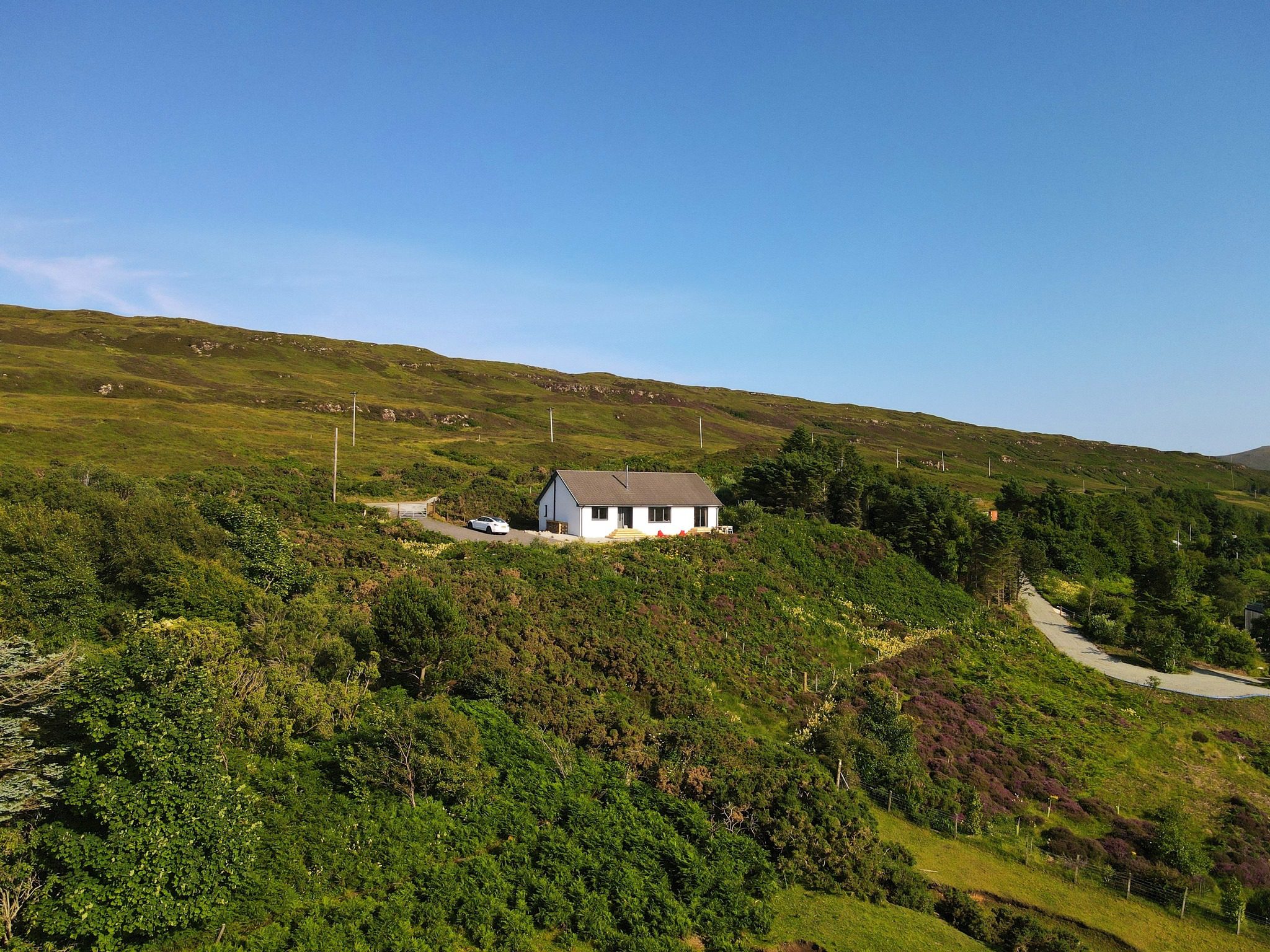 Terrasse, West Nest Skye Island, Écosse © West Nest Skye