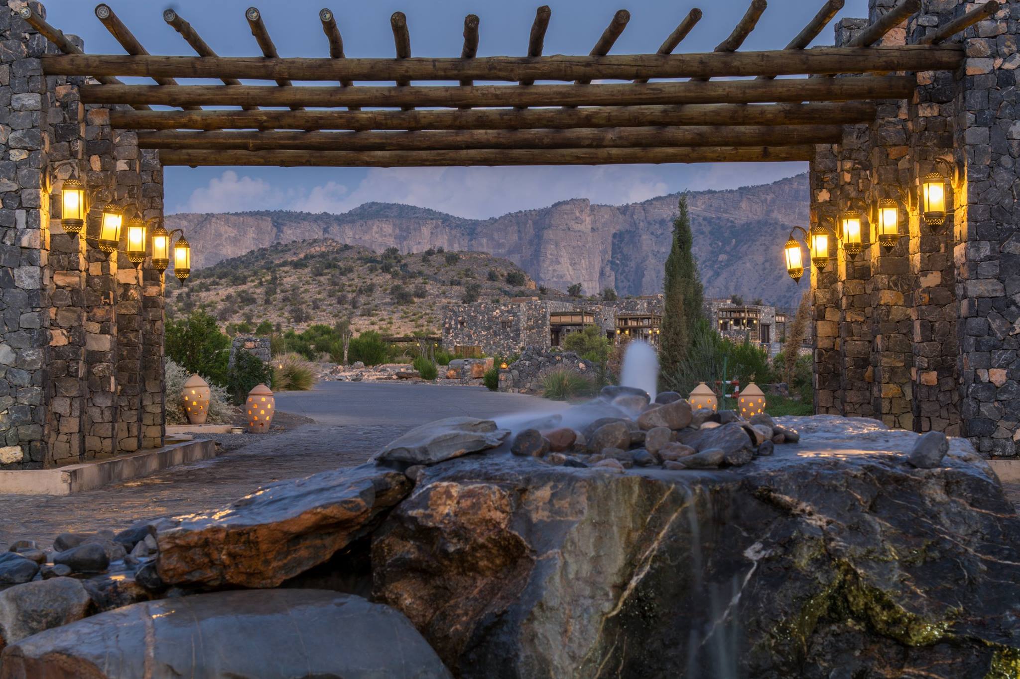 Entrée, Alila Jabal Akhdar, Oman © Hyatt Corporation