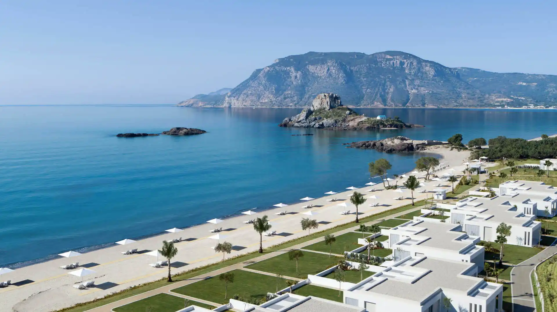 Suites front de mer, Ikos Aria, Kos, Grèce © Ikos Resorts
