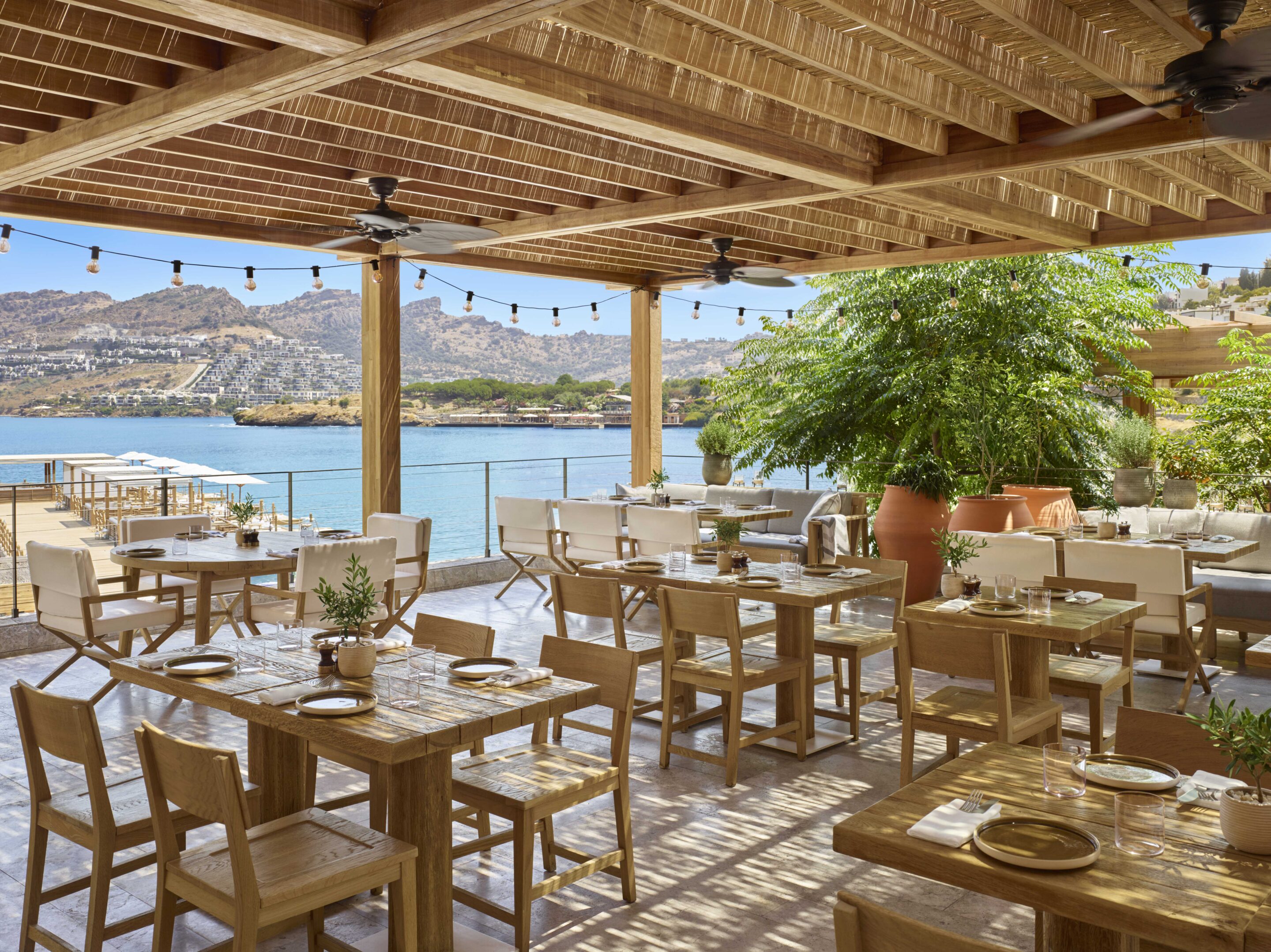 Restaurant Morena, Bodrum, Turquie © The Bodrum EDITION