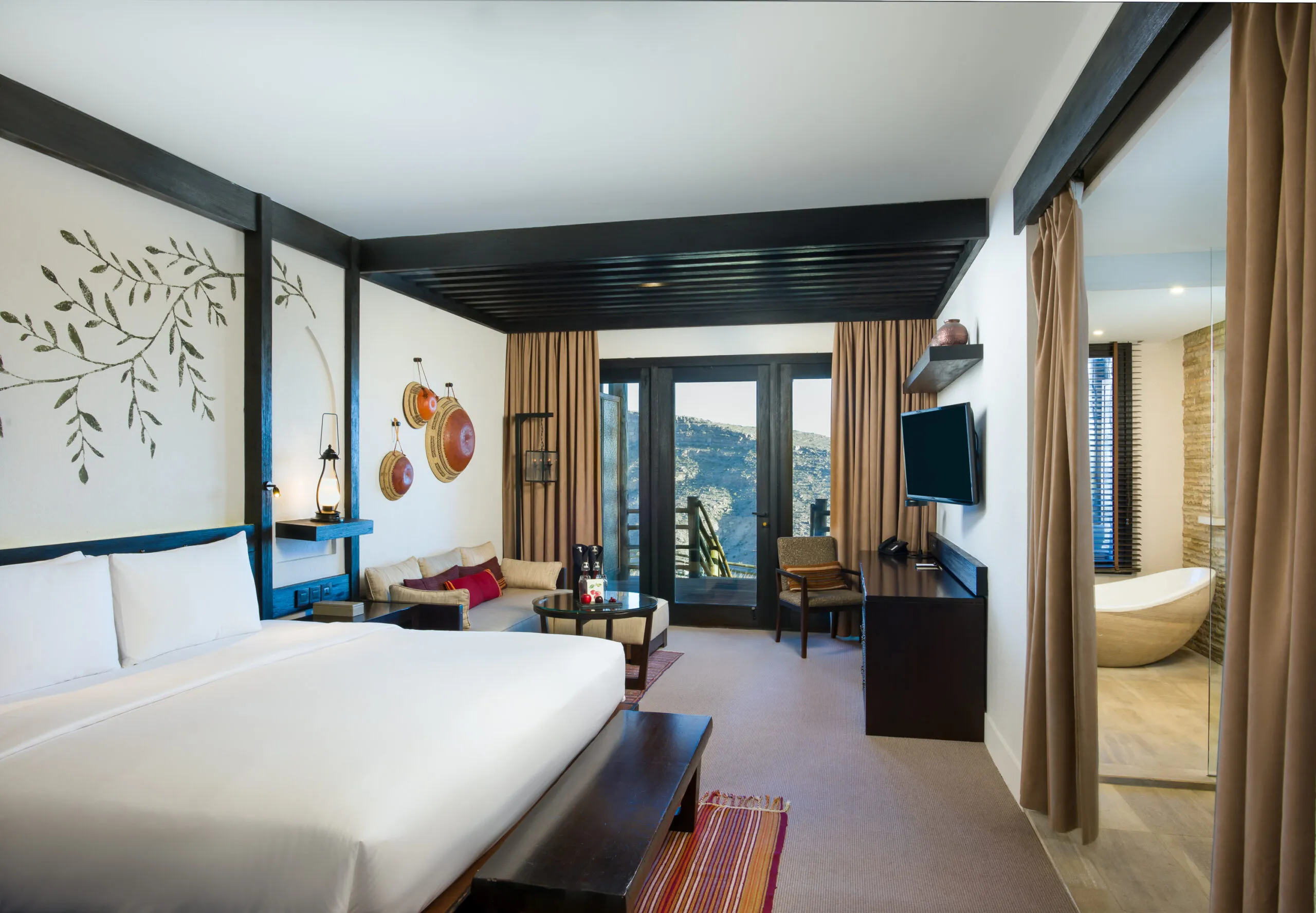Horizon View Suite, intérieur, Alila Jabal Akhdar, Oman ©  Hyatt Corporation