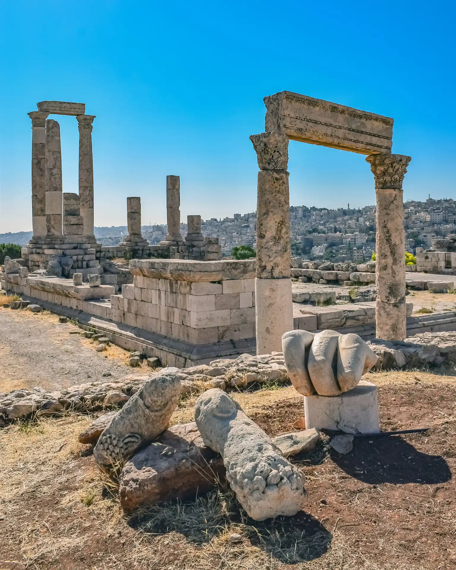 Temple d'Hercule, Amman, Jordanie © Dimitris Vetsikas