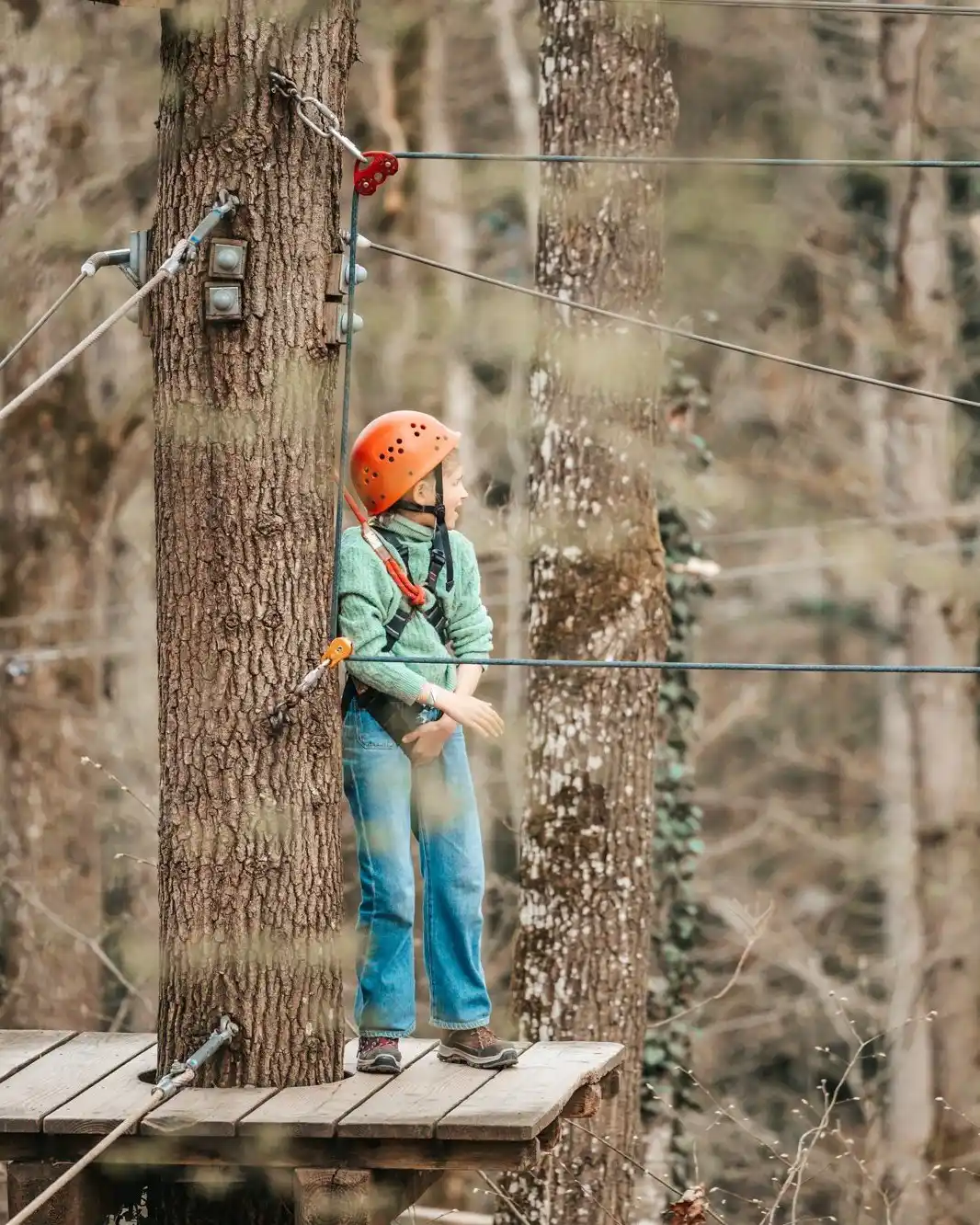 Accrobranche, Adventure Valley Durbuy, Belgique © Adventure Valley