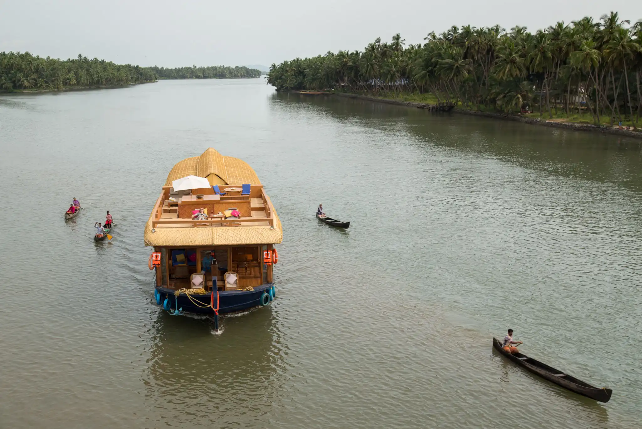 Lotus Houseboat, Kerala, Inde du Sud © ABChapri Retreats