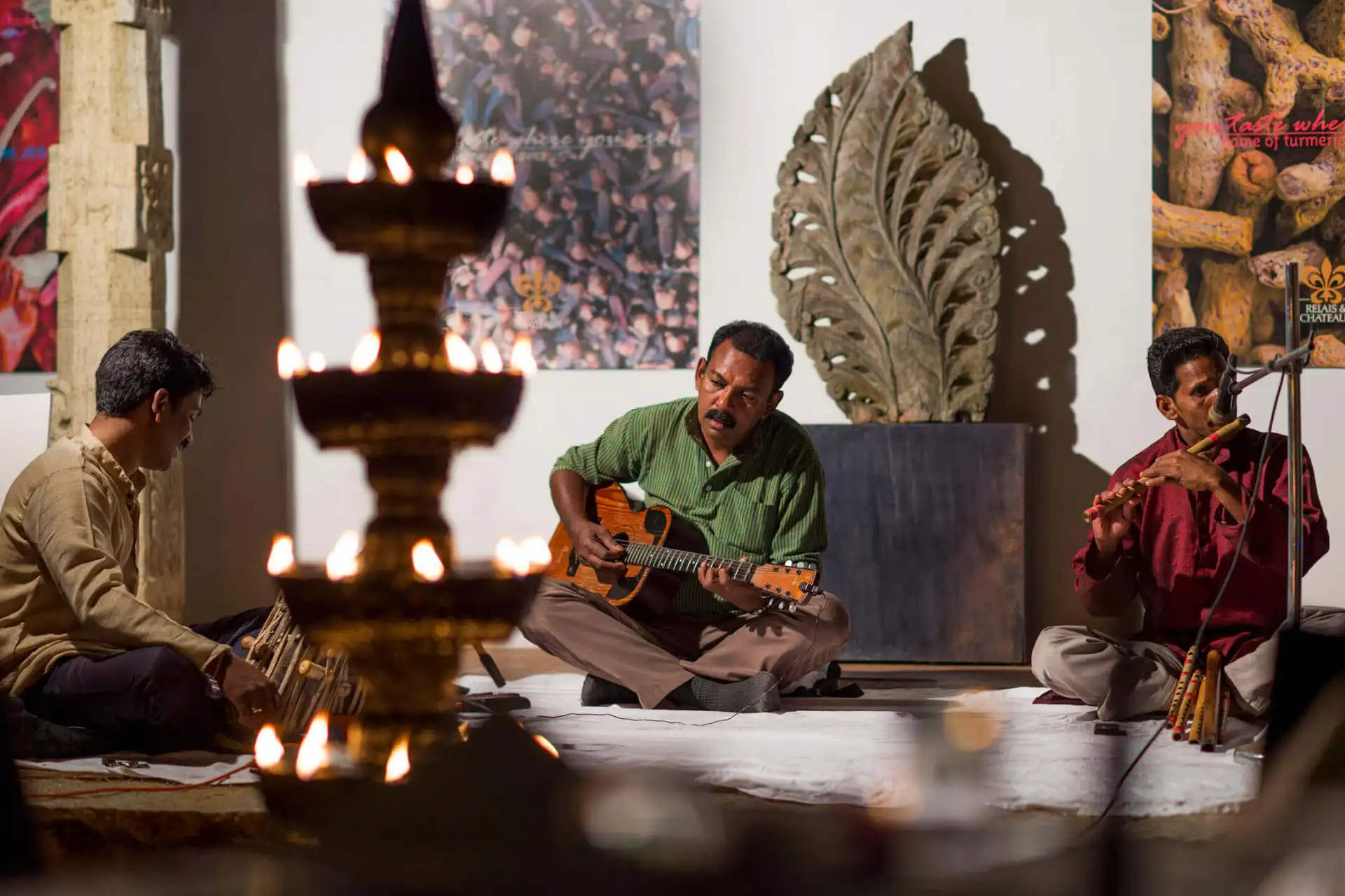 Musique, Malabar House, Cochin, Kerala, Inde © Relais & Châteaux
