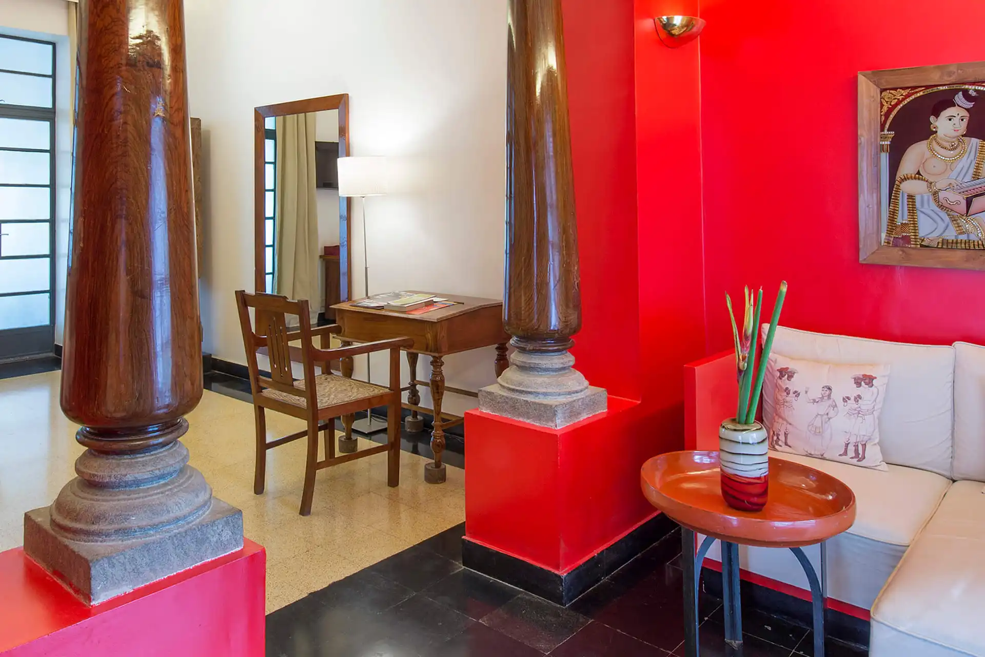 Salon, Roof Garden Suite, Malabar House, Cochin, Kérala, Inde du Sud © Relais & Châteaux