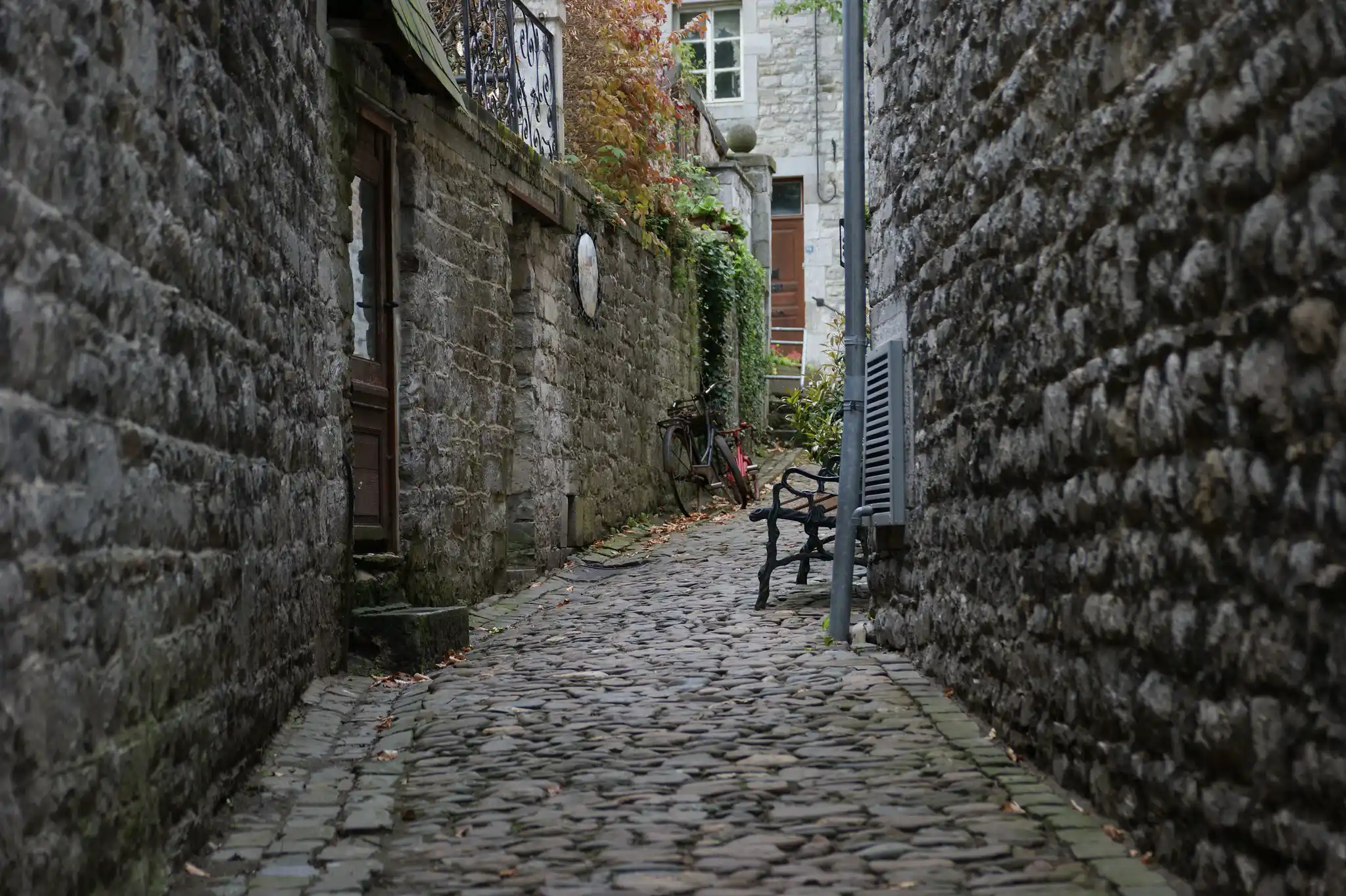 Vieille rue pavée de Durbuy, Belgique © ume-y