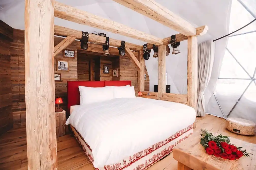 Suite Swiss, Whitepod, Valais, Alpes Suisses © Whitepod
