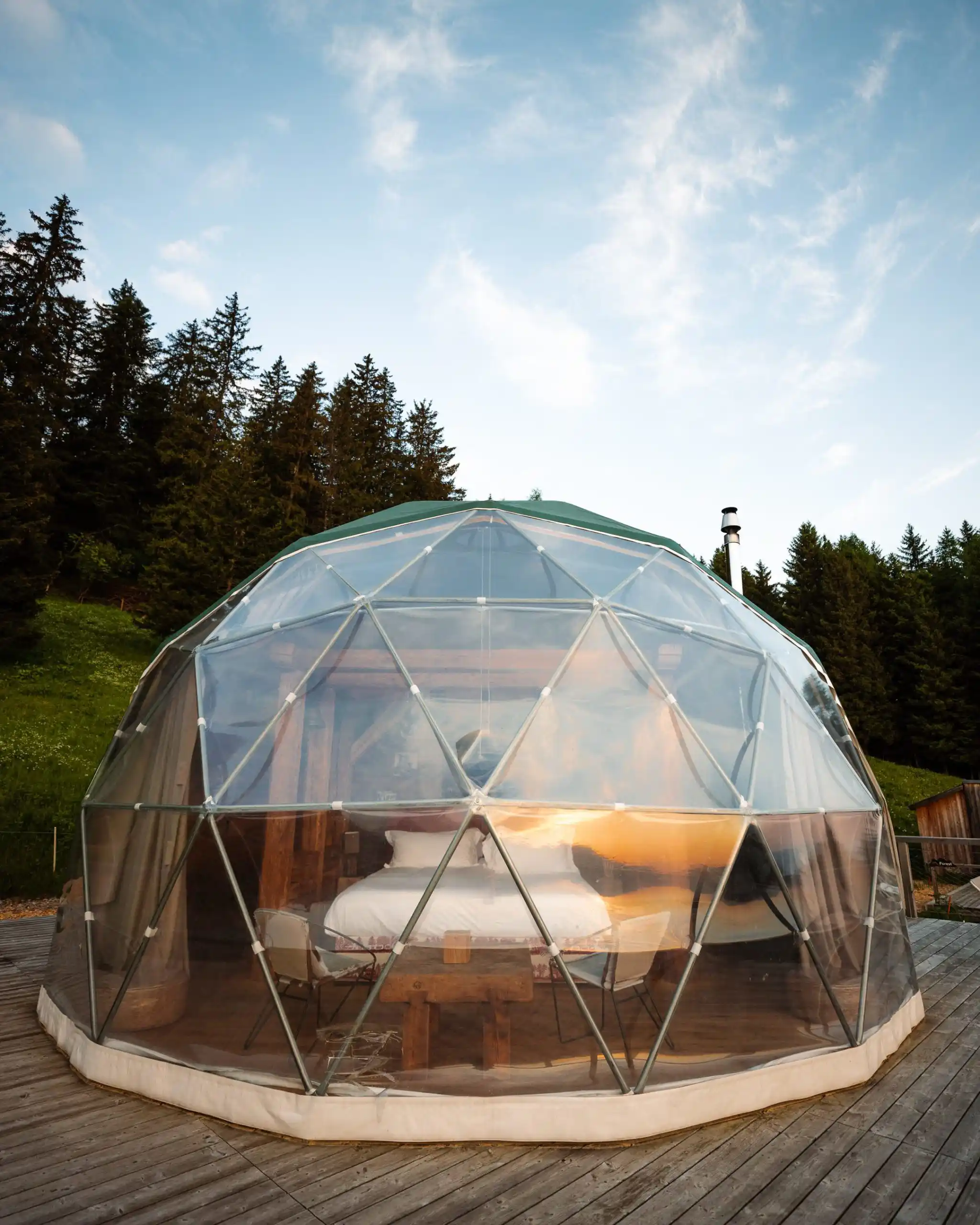 Pod, Valais, Alpes suisses © Whitepod