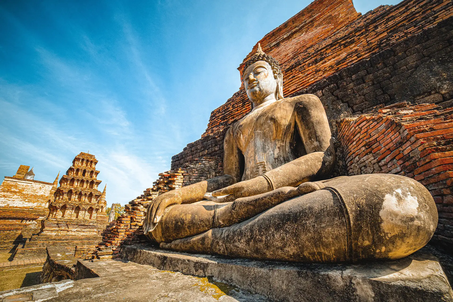 Statue de Bouddha, Sukhothai, Thaïlande © Arek Socha