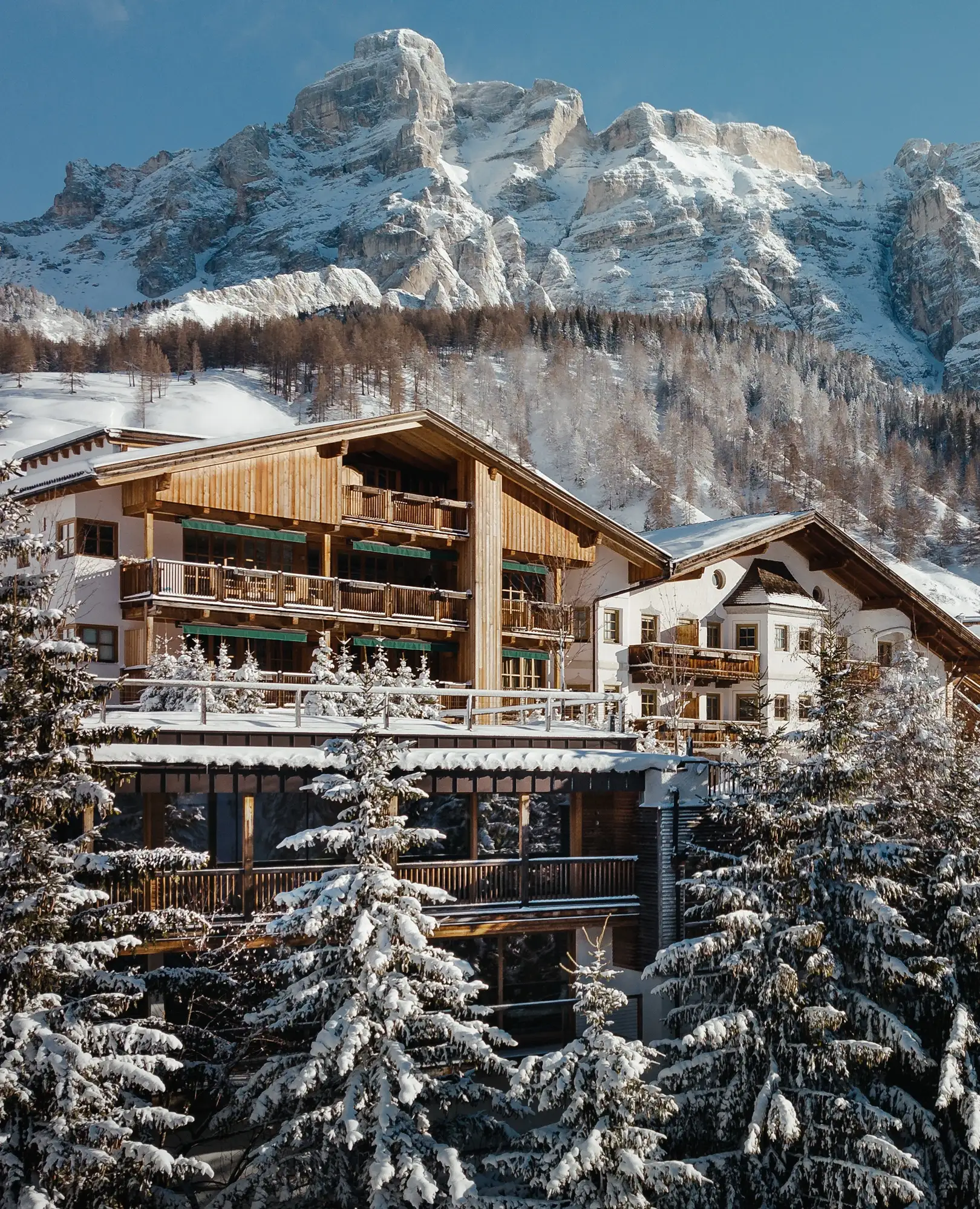 Séjour en hiver à l'Aman Alpina Rosa, Dolomites, Italie © Aman Group