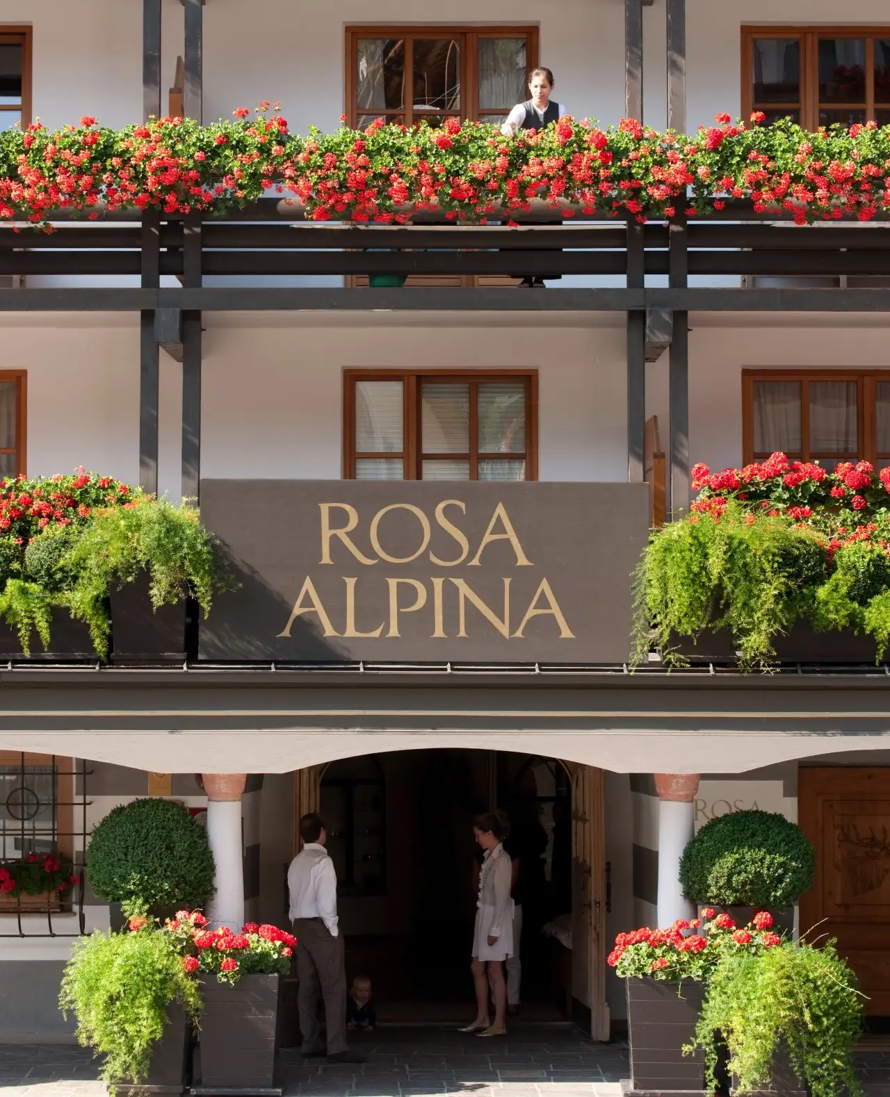 Façade, Aman Alpina Rosa, Dolomites, Italie © Aman Group