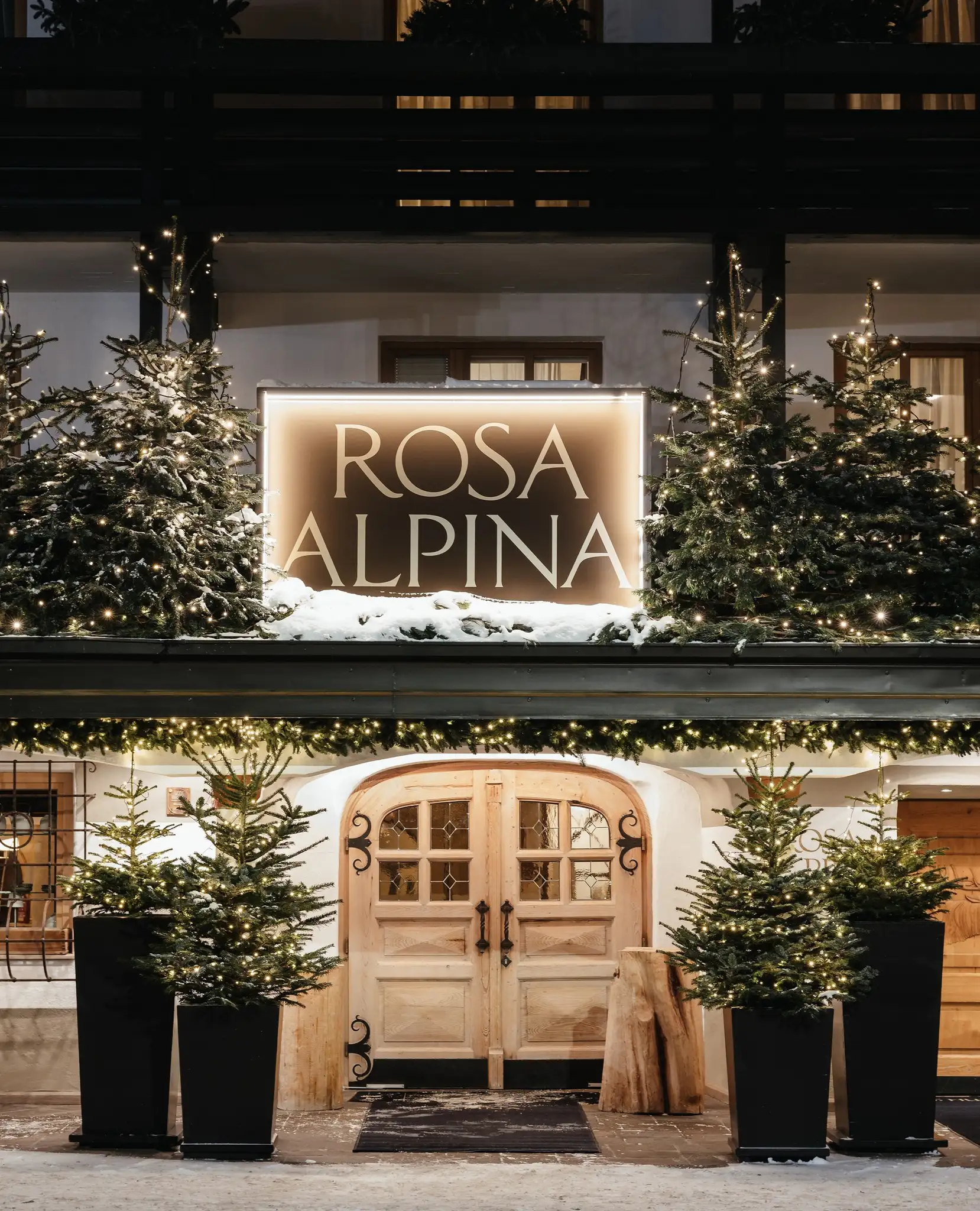 Noël, Aman Alpina Rosa, Dolomites, Italie © Aman Group