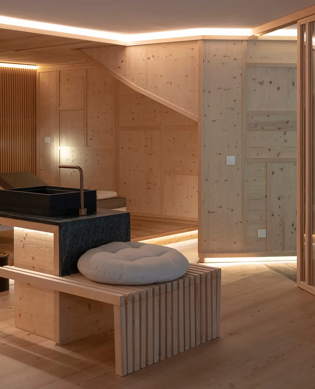 Spa, Aman Alpina Rosa, Dolomites, Italie © Aman Group