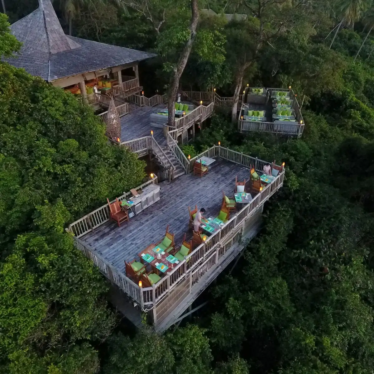 terrasse restaurant the view soneva kiri koh kood thailande
