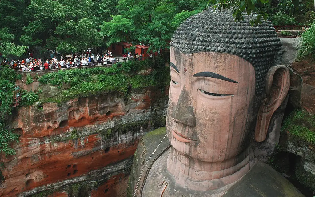 Bouddha géant de Leshan, Sichuan, Chine © Cristel Sagniez