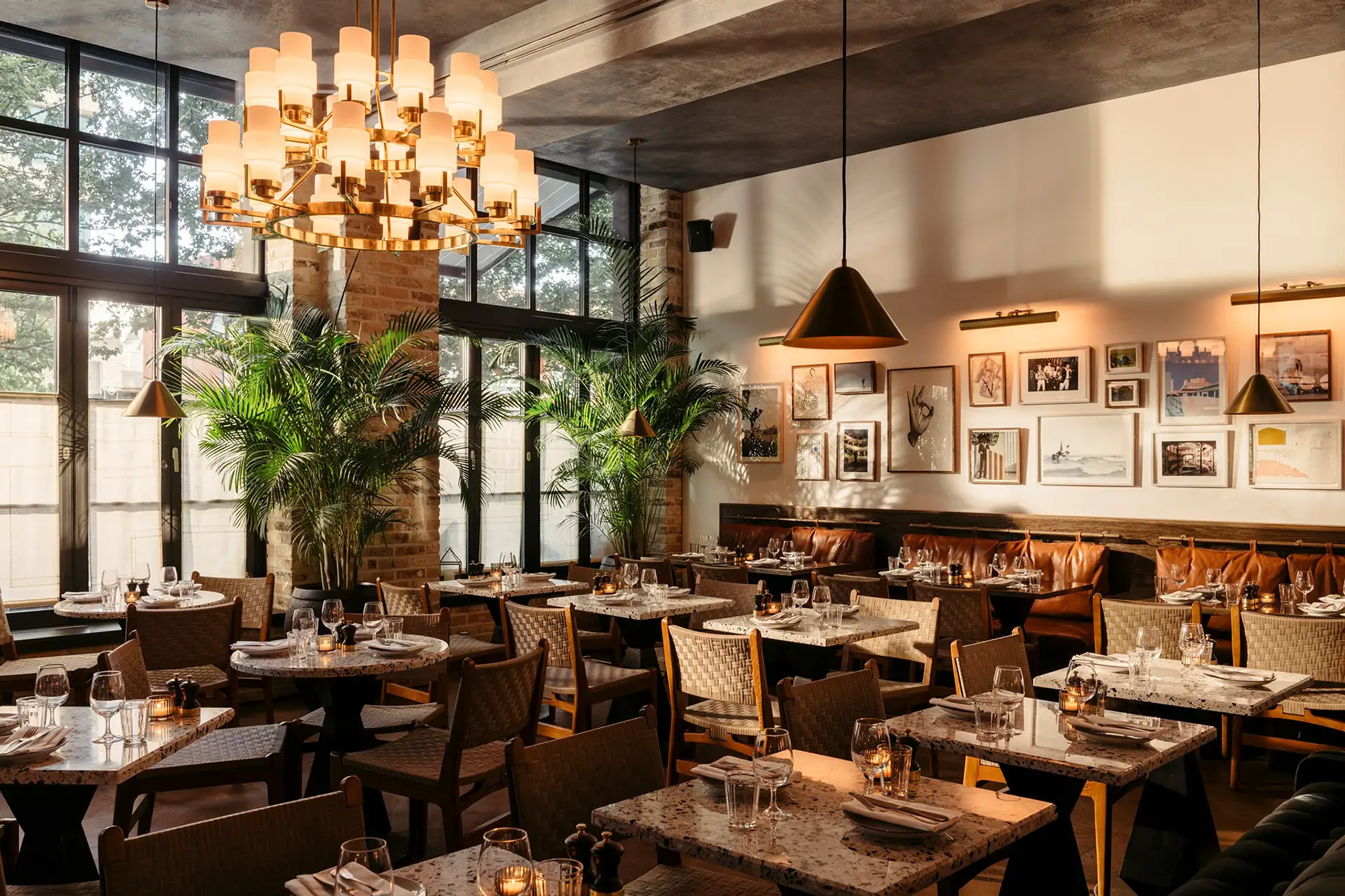 Restaurant Abie, Hoxton Southwark, Londres, Angleterre © the hoxton
