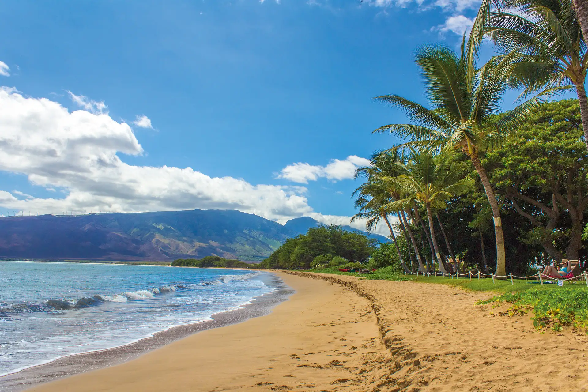 Plage à Kihei, Île de Maui, Hawaï, USA © Bettina Nørgaard